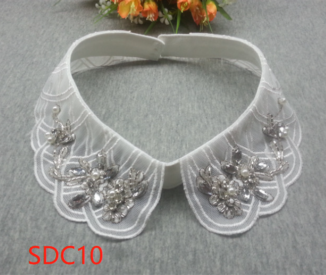 Handmade crystal necklace collar