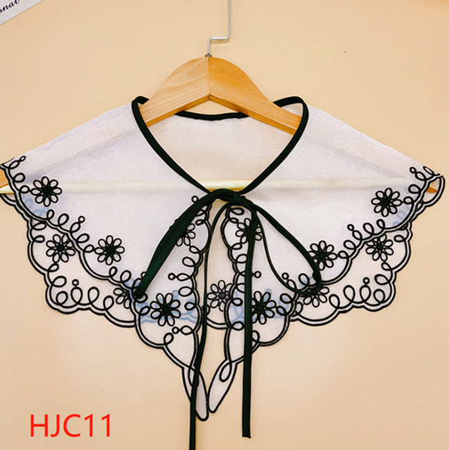 Floral ribbon lace Collar