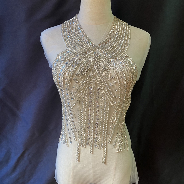 Crystal made hautecouture applique