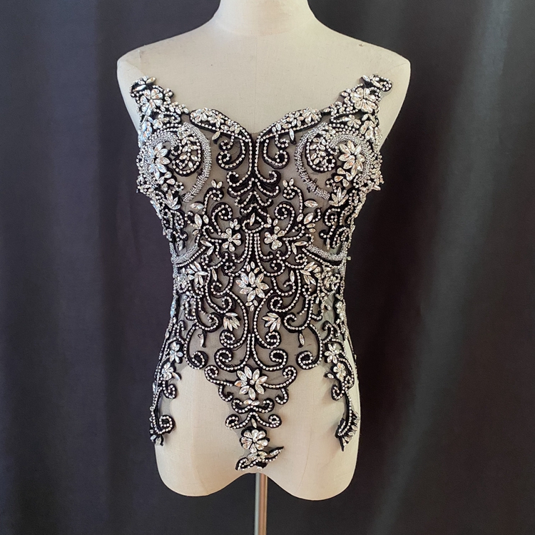 Bridal design bodice applique