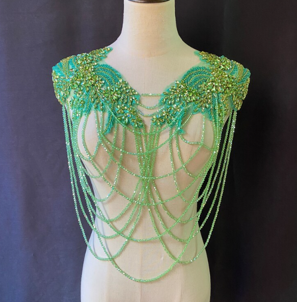 Mint Green Couture Design Applique